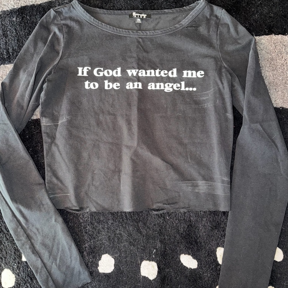 Generation Kiss Distressed Graphic Tee